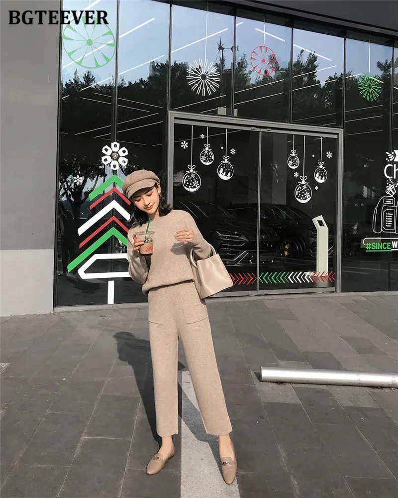 Chic Oversized Turtleneck Sweater for Women