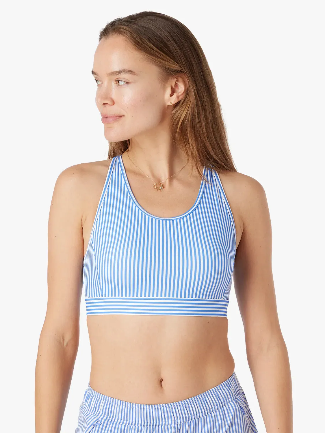 Corliss Sports Bra | Sailing Stripe
