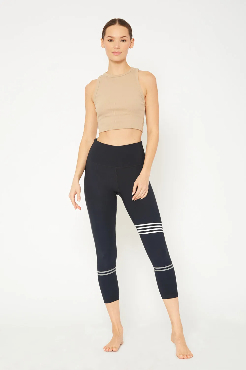 Cover Girl label mid rise 7/8 leggings