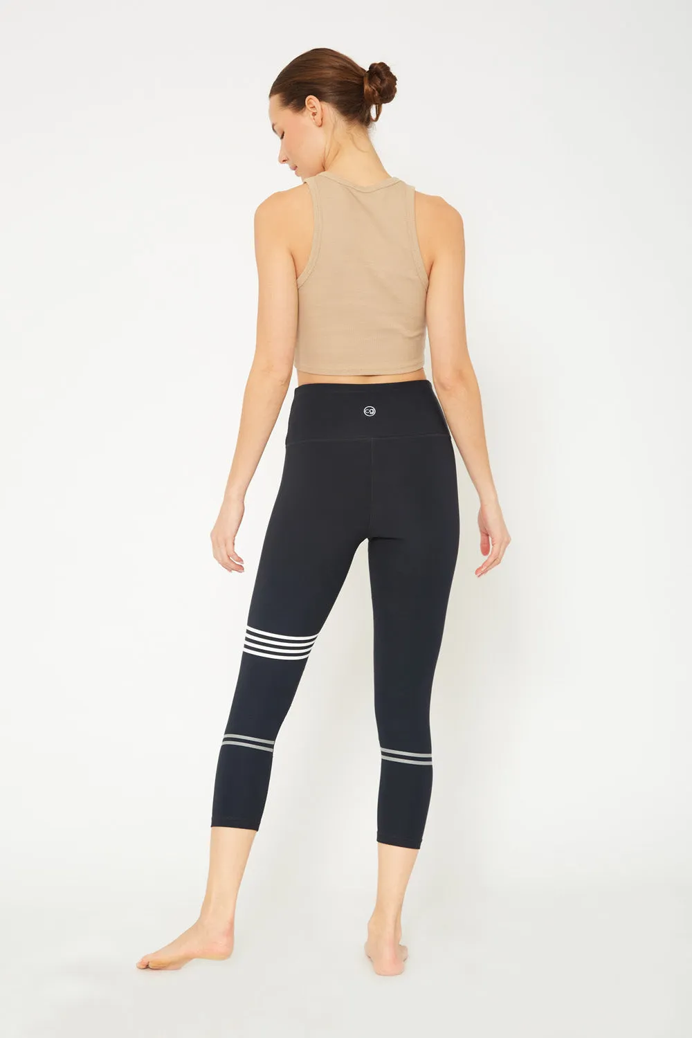 Cover Girl label mid rise 7/8 leggings