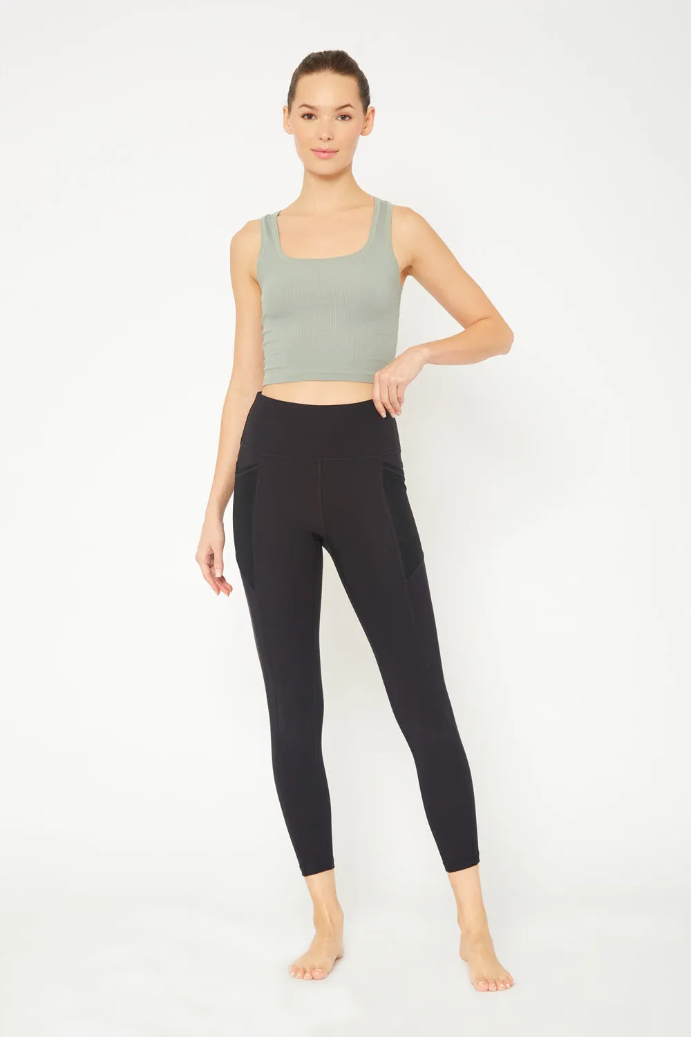 Cover Girl label mid rise leggings