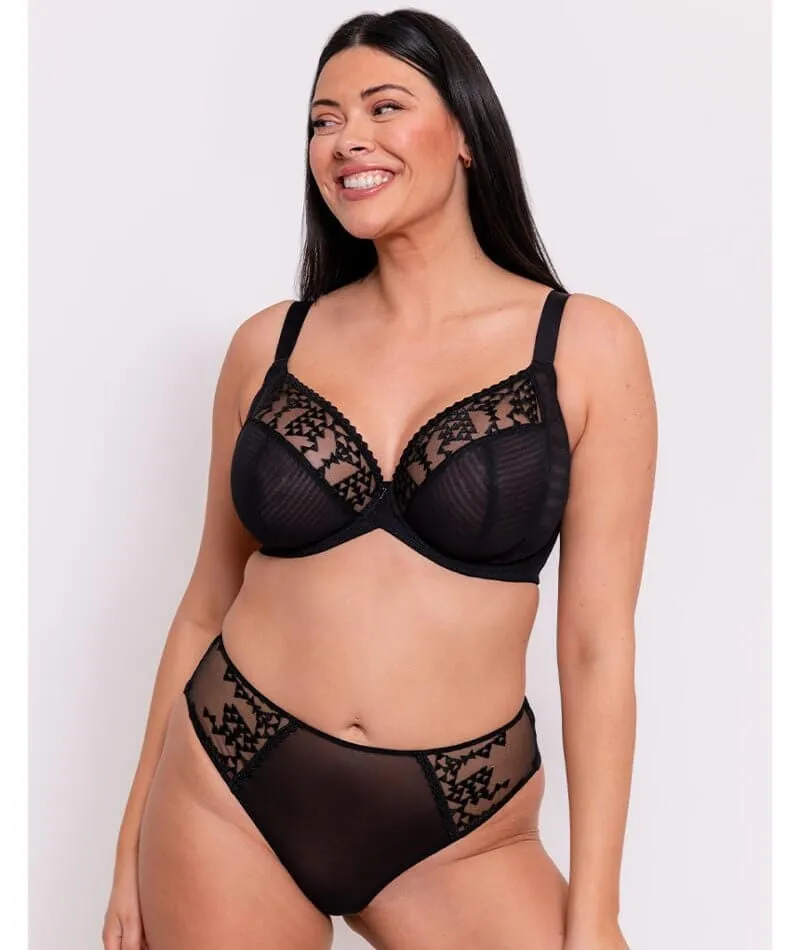 Curvy Kate Centre Stage Full Plunge Bra - Black