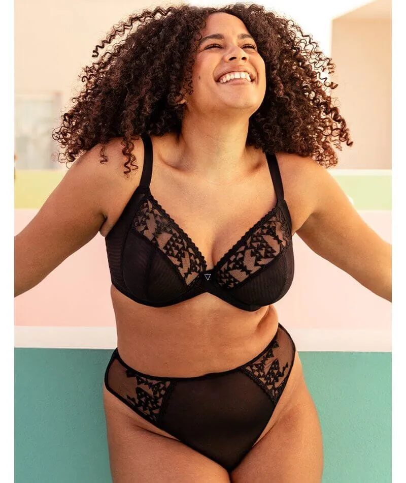 Curvy Kate Centre Stage Full Plunge Bra - Black