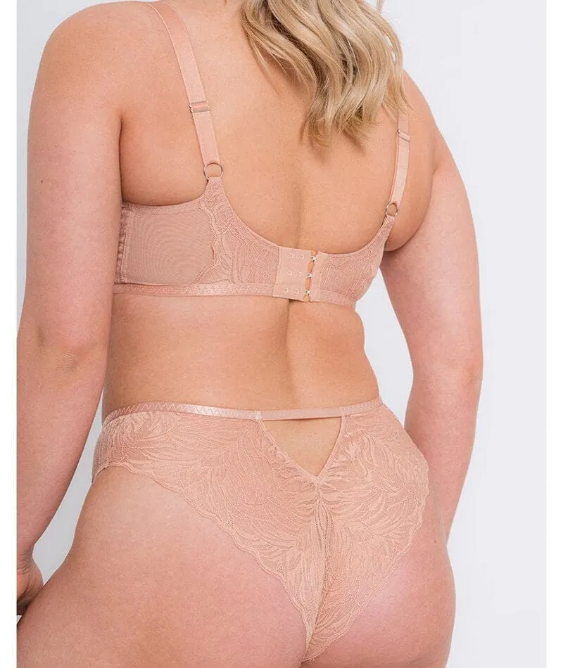 Curvy Kate Lace Daze Balcony Bra - Latte