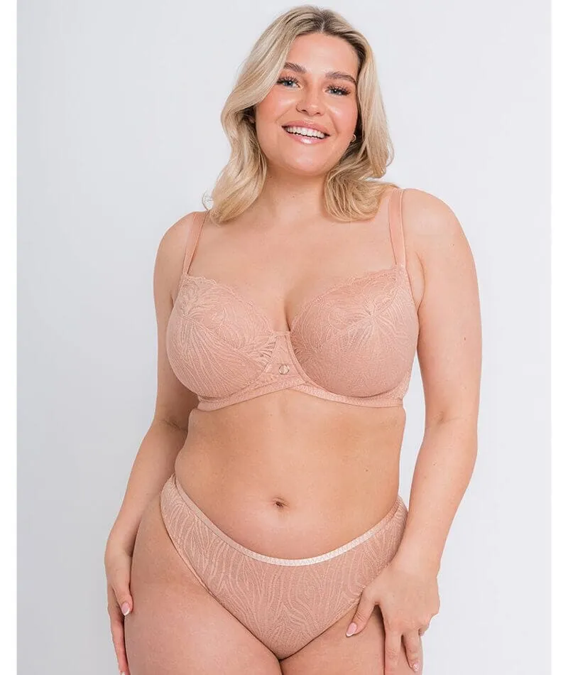 Curvy Kate Lace Daze Balcony Bra - Latte