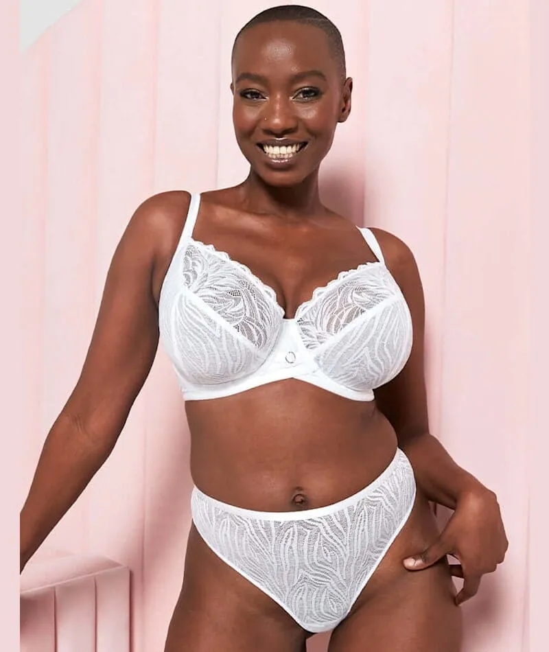 Curvy Kate Lace Daze Balcony Bra - White