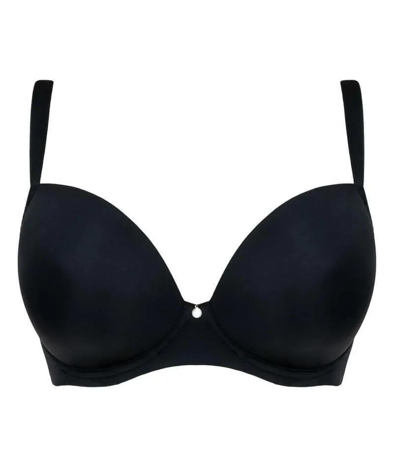 Curvy Kate Smoothie T-Shirt Plunge Bra - Black