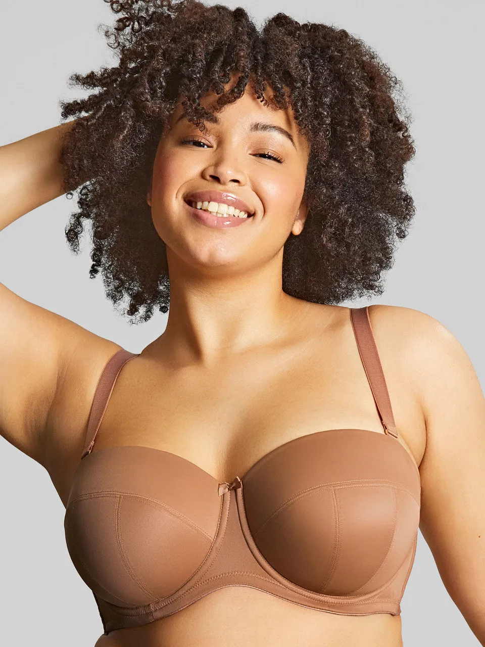 Dana Strapless Bra In Caramel - Sculptresse