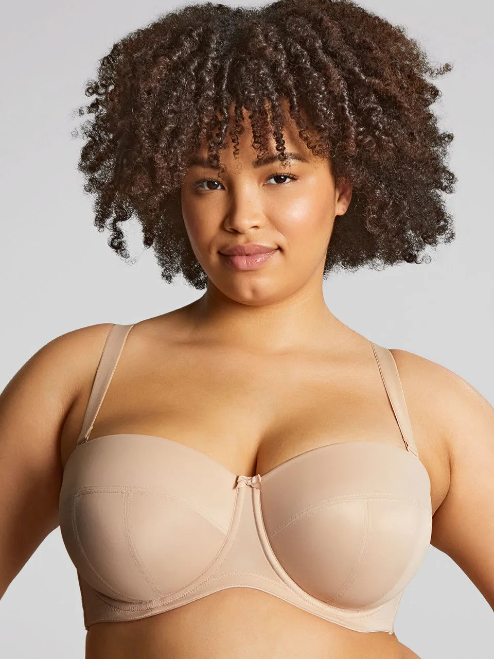 Dana Strapless Bra In Linen - Sculptresse