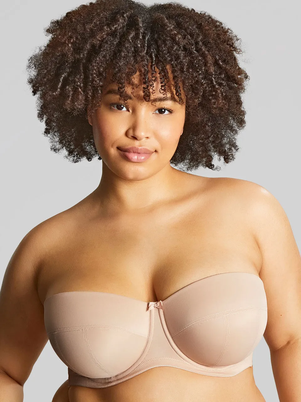 Dana Strapless Bra In Linen - Sculptresse