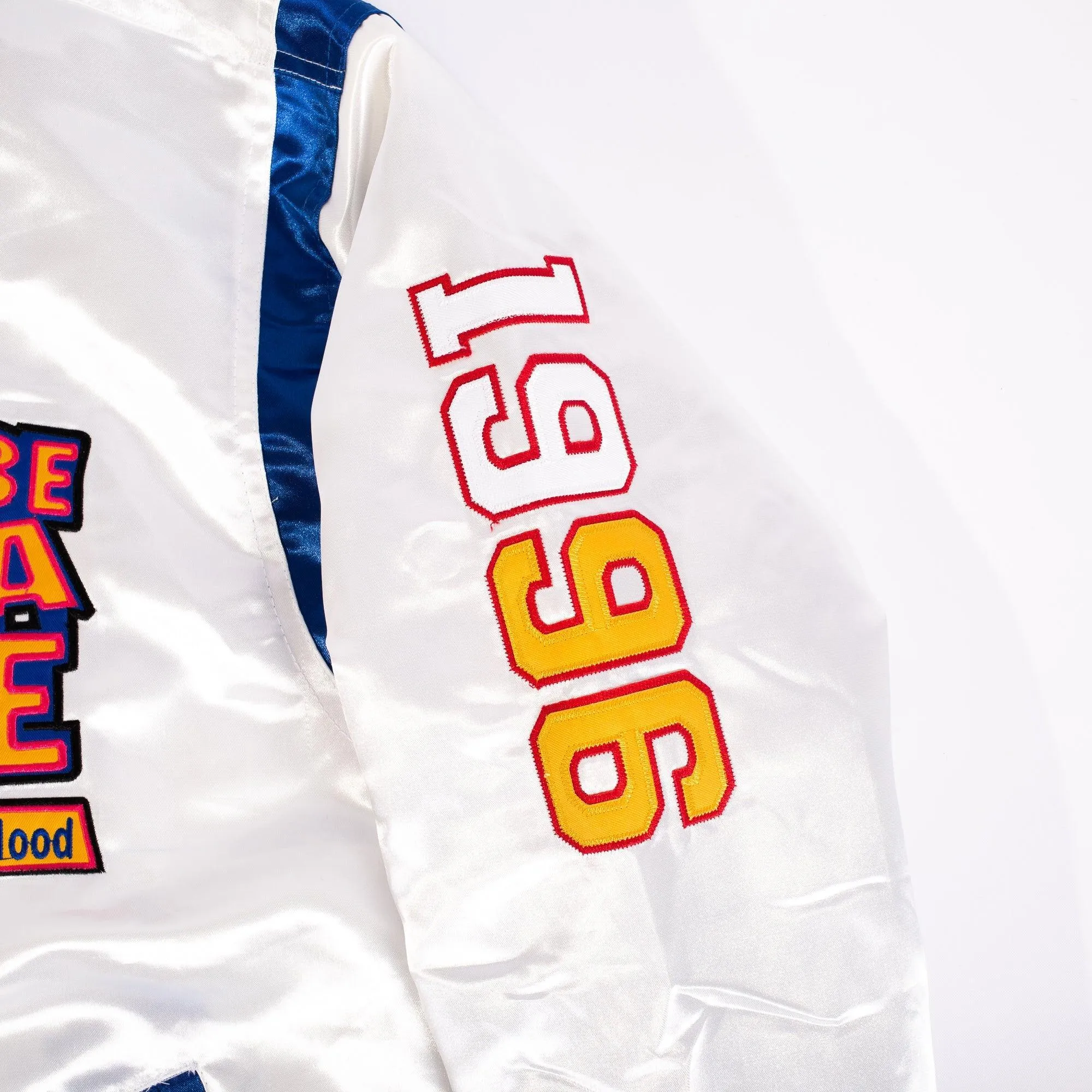 DBAM SATIN JACKET WHITE
