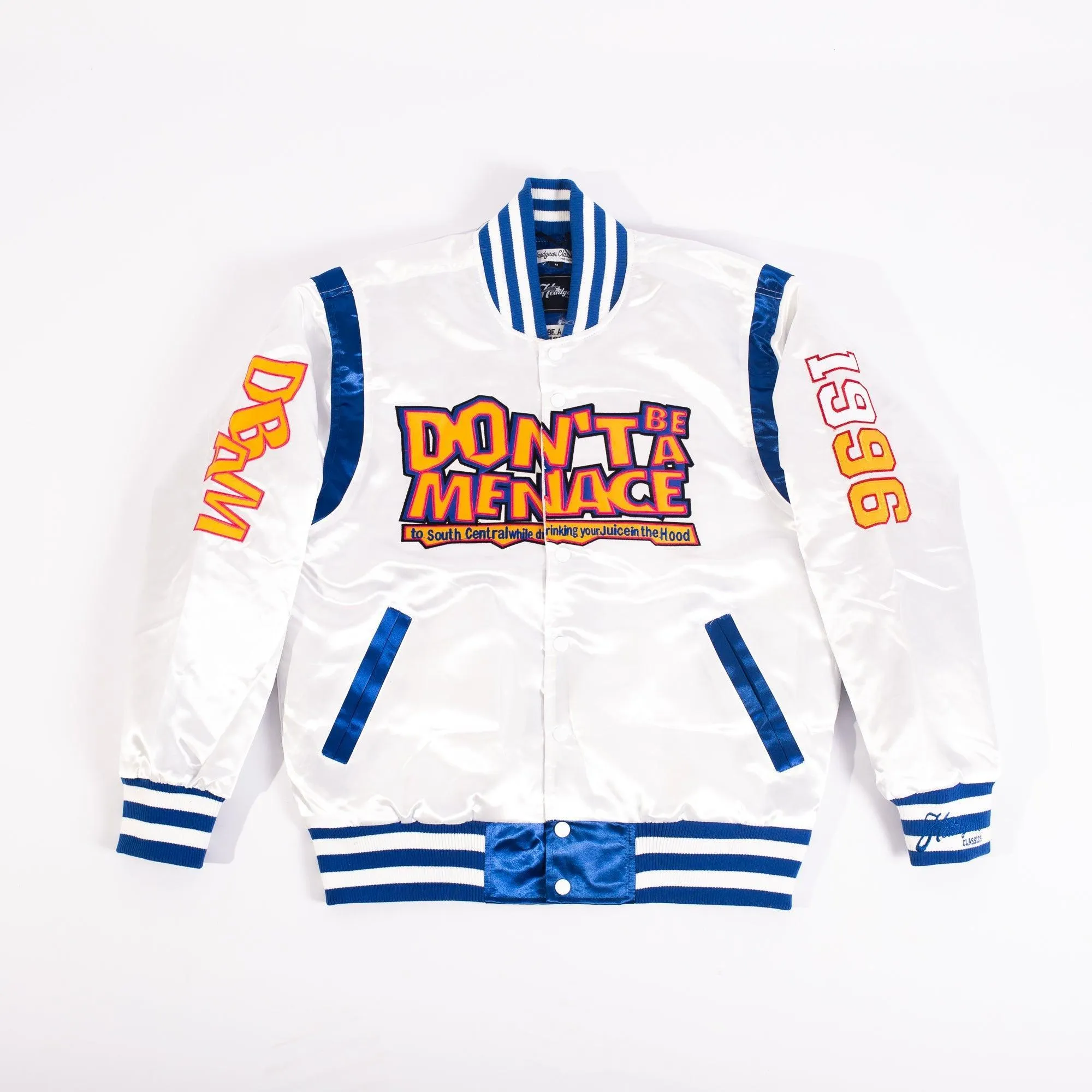 DBAM SATIN JACKET WHITE