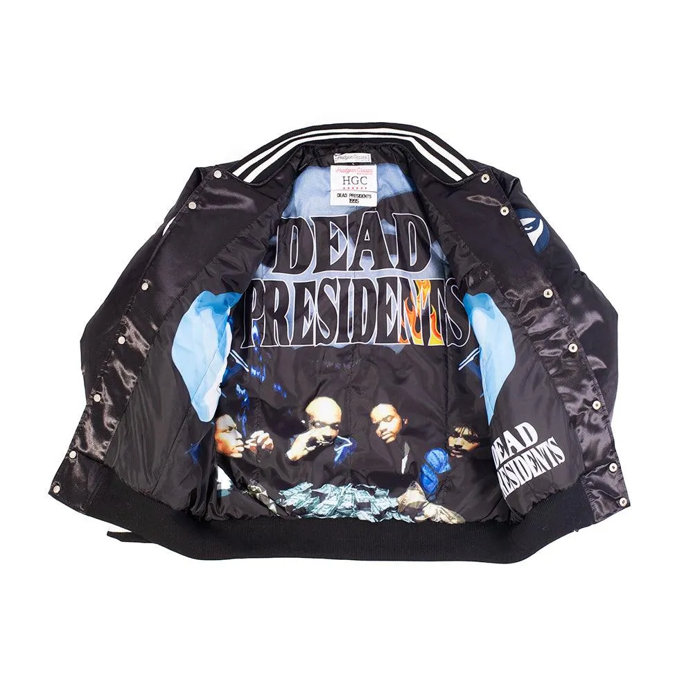 Dead Presidents All Over Satin Jacket Black