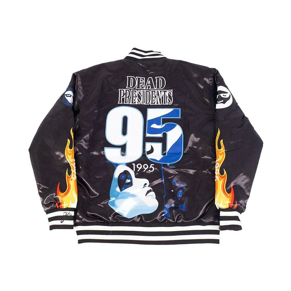 Dead Presidents All Over Satin Jacket Black