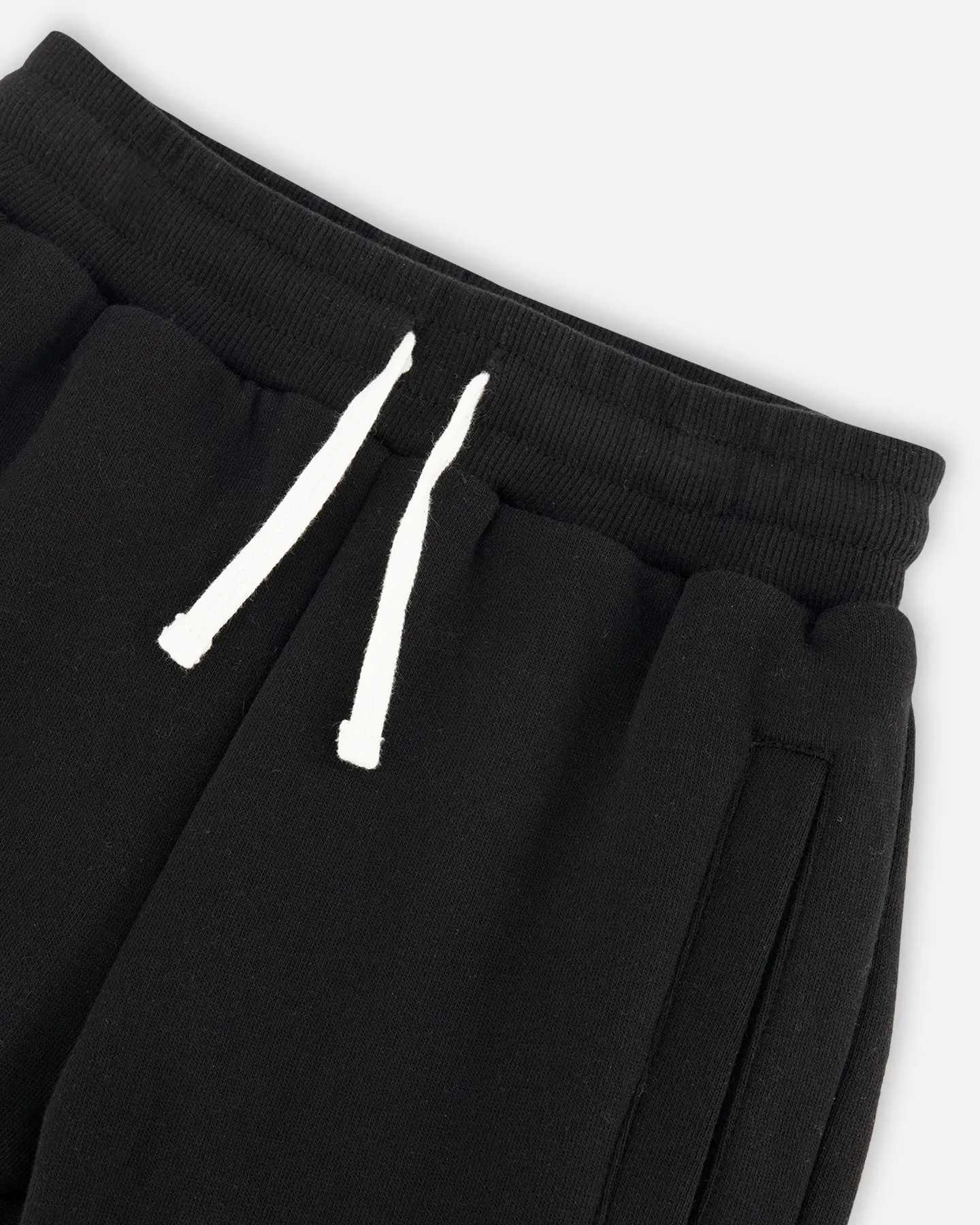 Deux Par Deux Fleece Joggers Anthracite