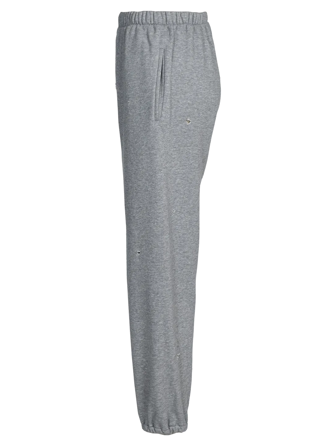 Distressed 'Happy Tuesday' Jogging Pants