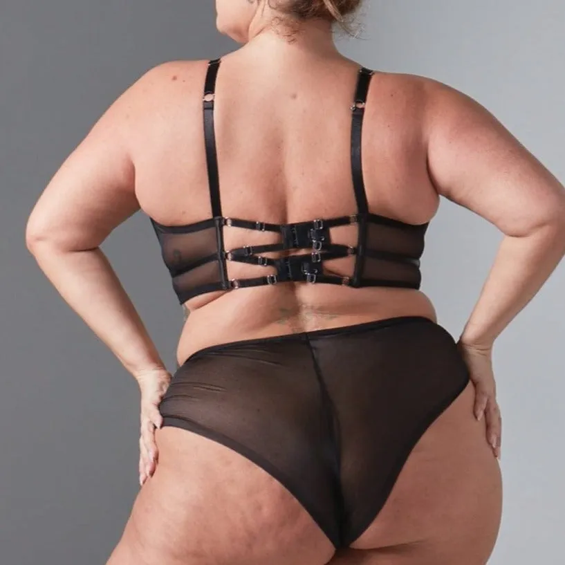 Dracona Bodice - Black/Butterscotch