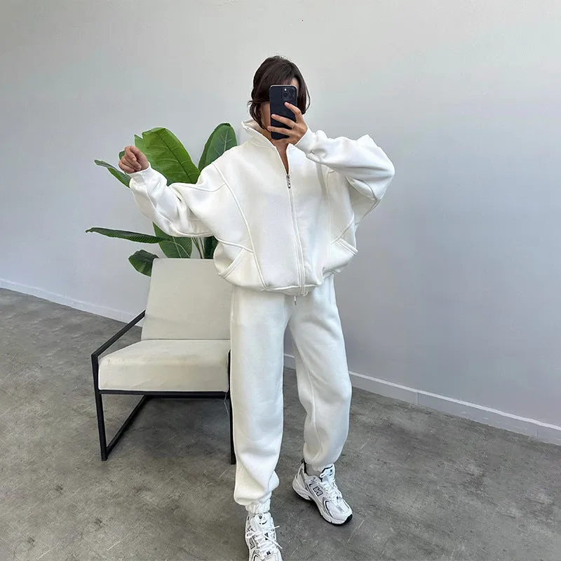 Drawstring Trousers Fashion Jogger Set Outfits Tracksuits Women's Clothing