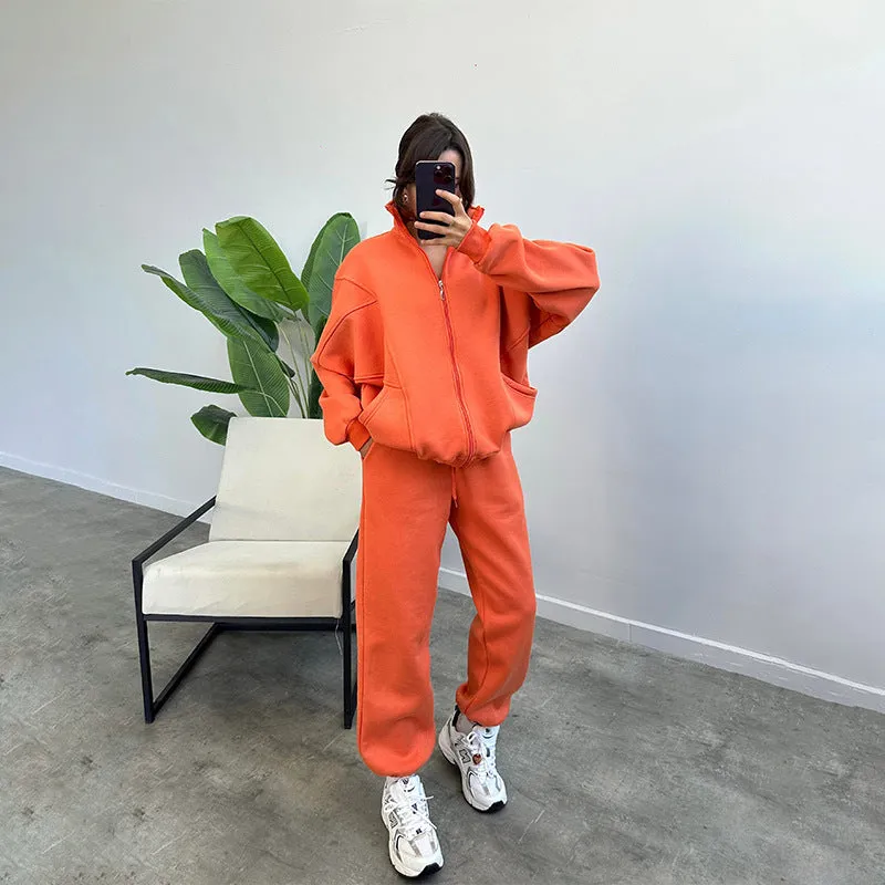 Drawstring Trousers Fashion Jogger Set Outfits Tracksuits Women's Clothing