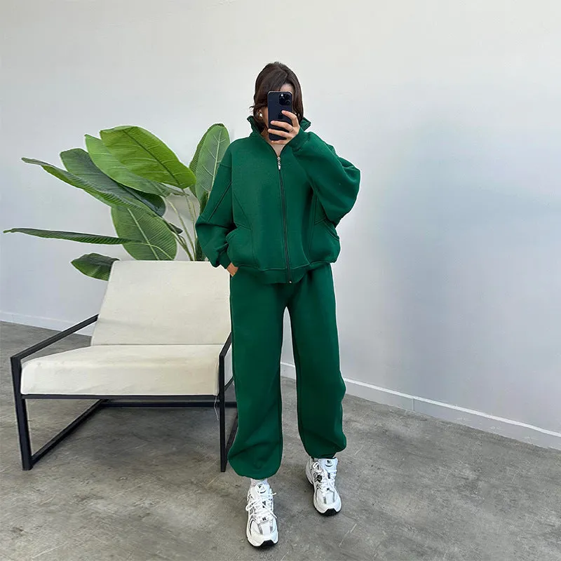 Drawstring Trousers Fashion Jogger Set Outfits Tracksuits Women's Clothing