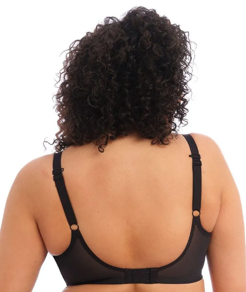 Elomi Brianna Underwire Padded Half Cup Bra - Black