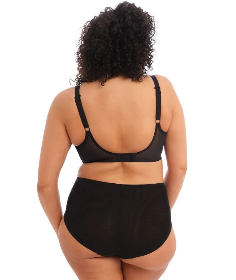 Elomi Brianna Underwire Padded Half Cup Bra - Black