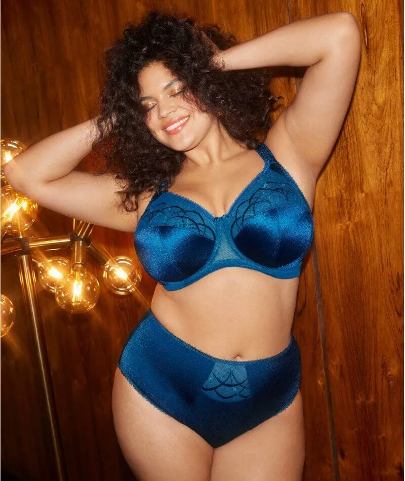 Elomi Cate Underwired Full Cup Banded Bra - Poseidon