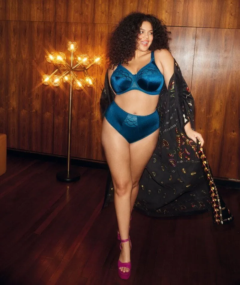 Elomi Cate Underwired Full Cup Banded Bra - Poseidon