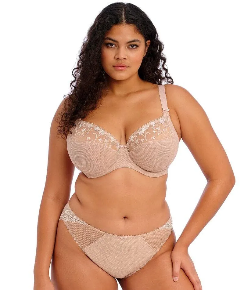 Elomi Charley Underwire Plunge Bra - Fawn