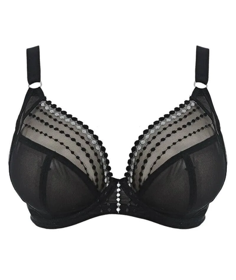 Elomi Matilda Underwired Plunge Bra - Black