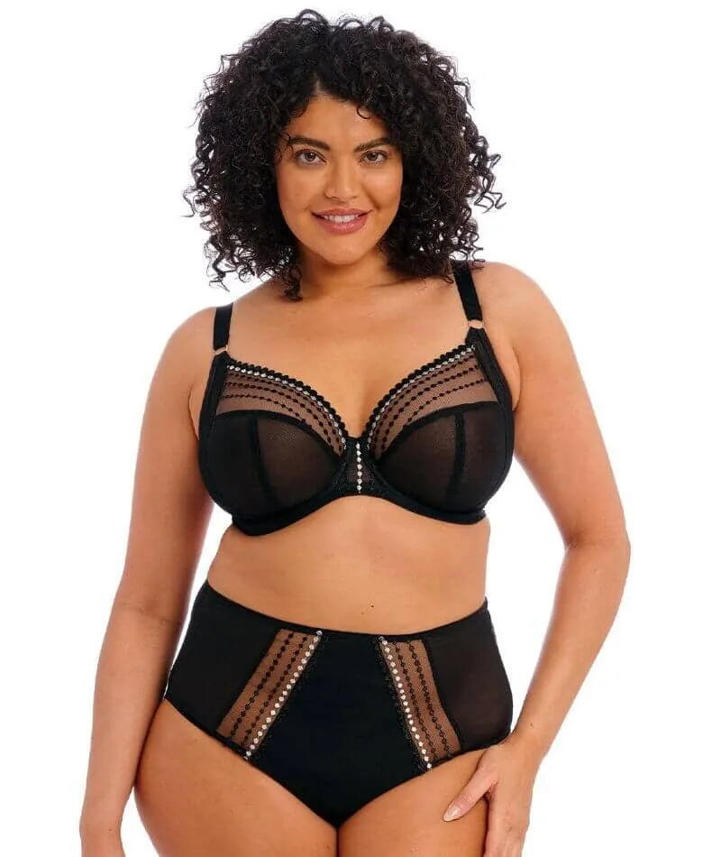 Elomi Matilda Underwired Plunge Bra - Black