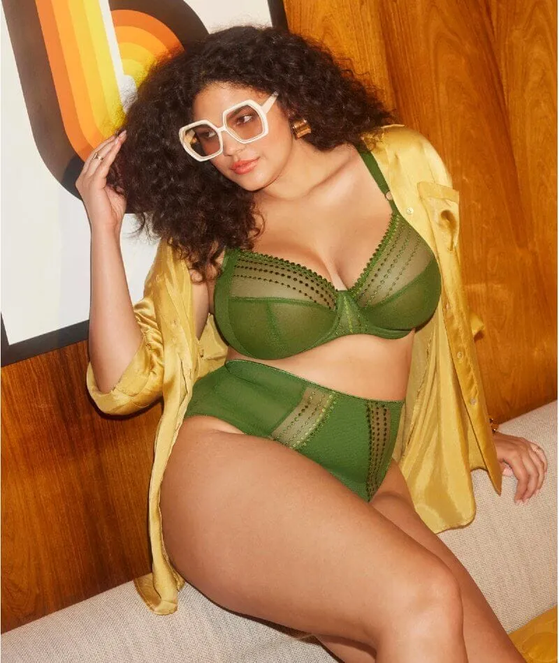 Elomi Matilda Underwired Plunge Bra - Jungle