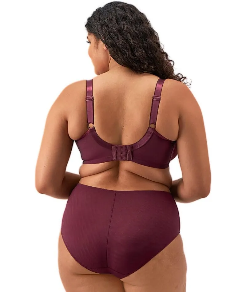 Elomi Sachi Underwired Plunge Bra - Cabernet