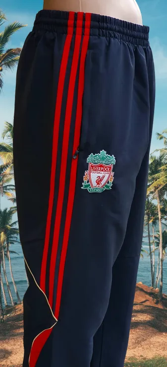 ENGLISH PREMIER LIVERPOOL FC 2009-2010 ADIDAS PRESENTATION & TRAINING PANTS MEDIUM UK SIZE 34"  # P06963  SOLD OUT **