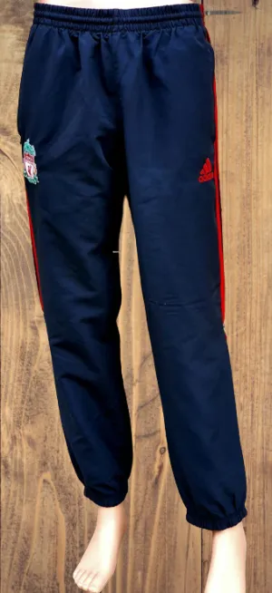 ENGLISH PREMIER LIVERPOOL FC 2009-2010 ADIDAS PRESENTATION & TRAINING PANTS MEDIUM UK SIZE 34"  # P06963  SOLD OUT **