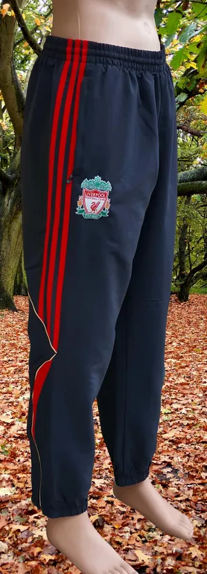 ENGLISH PREMIER LIVERPOOL FC 2009-2010 ADIDAS PRESENTATION & TRAINING PANTS MEDIUM UK SIZE 34"  # P06963  SOLD OUT **