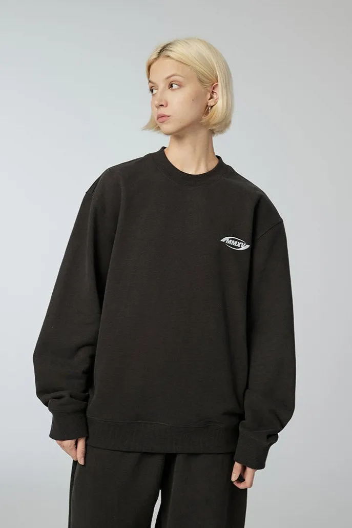 Eye of the Hurricane - Oversized Unisex Sweatshirt - Green, Grey, Brown or Blue