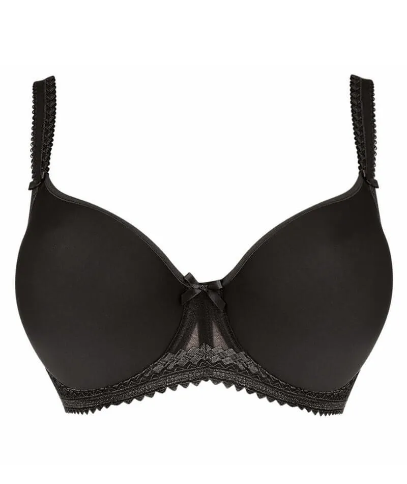Fantasie Rebecca Moulded Spacer with Embroidery Underwired Bra - Black
