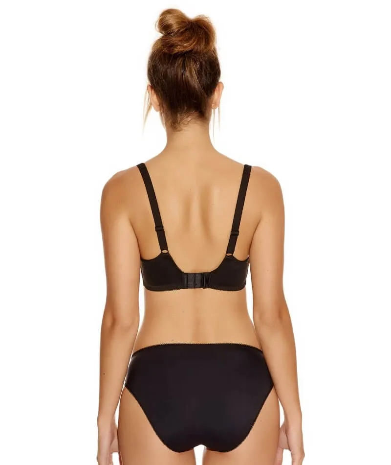 Fantasie Rebecca Moulded Spacer with Embroidery Underwired Bra - Black