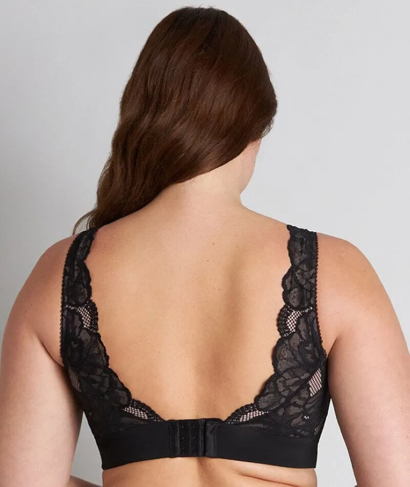 Fayreform Midnight Express Wire-Free Bra - Black