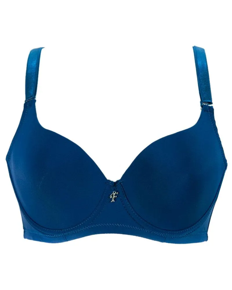 Firozi Pushup Bra - Single Padded Underwired Bra  - Flourish - FL765
