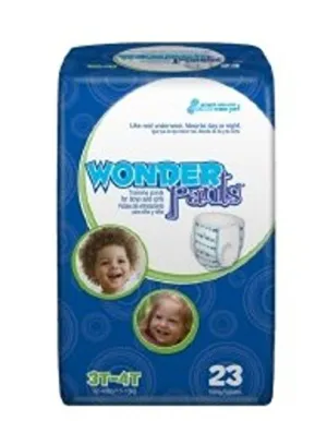 First Quality Youth Training Pants WonderPants Pull On LGDisposable (#WP8001/PK)