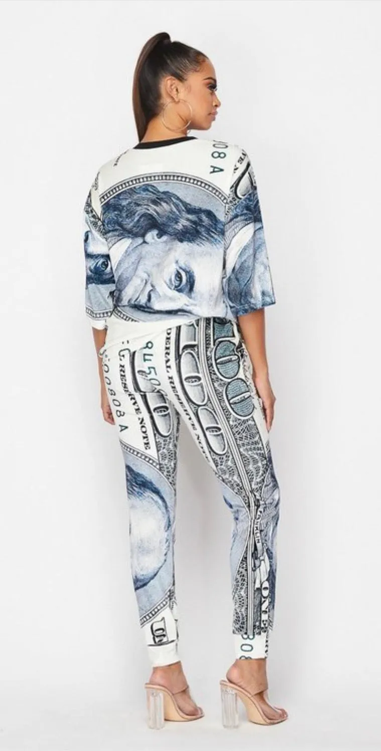 Flight to the Money Two Piece Jogging Set