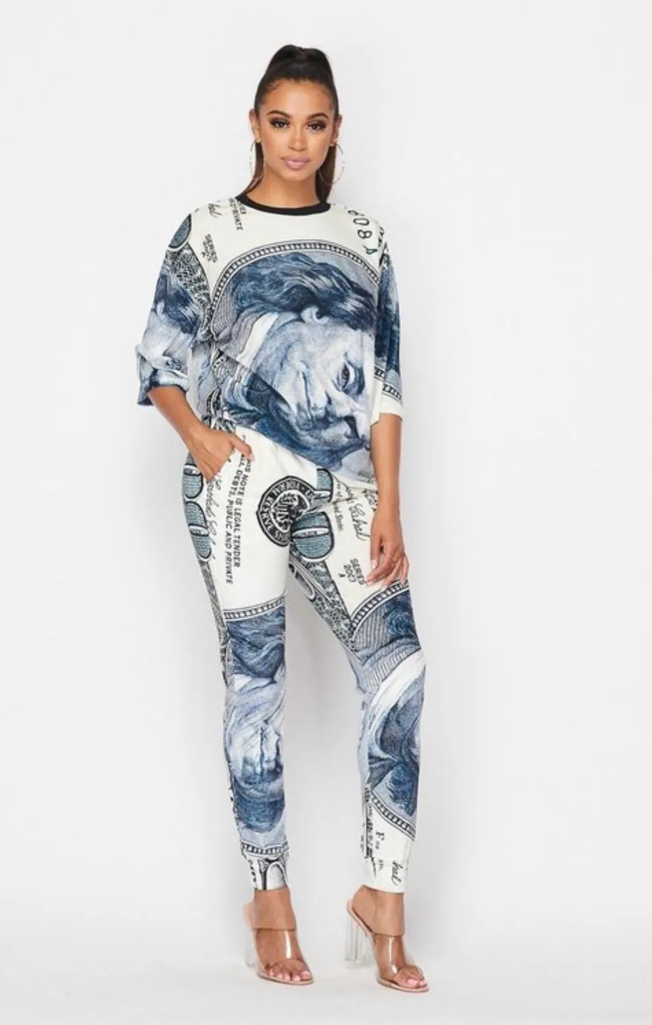Flight to the Money Two Piece Jogging Set