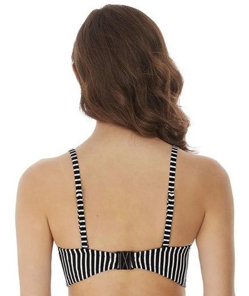 Freya Swim Beach Hut Underwire Padded Bandeau Bikini - Black