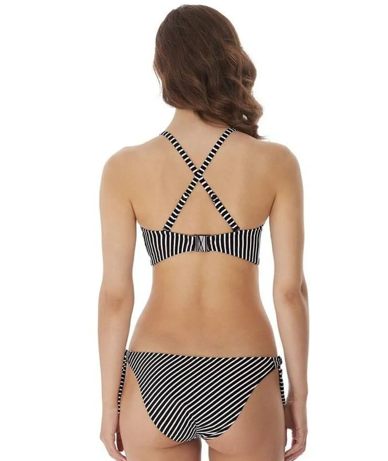 Freya Swim Beach Hut Underwire Padded Bandeau Bikini - Black