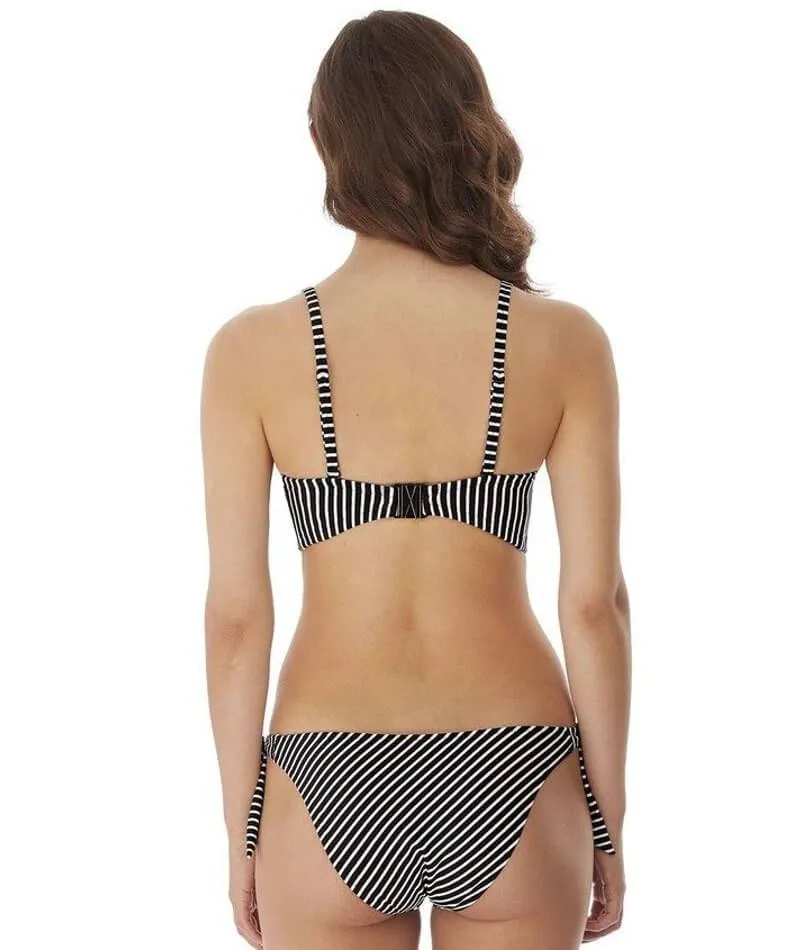 Freya Swim Beach Hut Underwire Padded Bandeau Bikini - Black