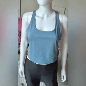 Girlfriend Collective Paloma racerback sports bra Teal blue color Size 3XL NWT