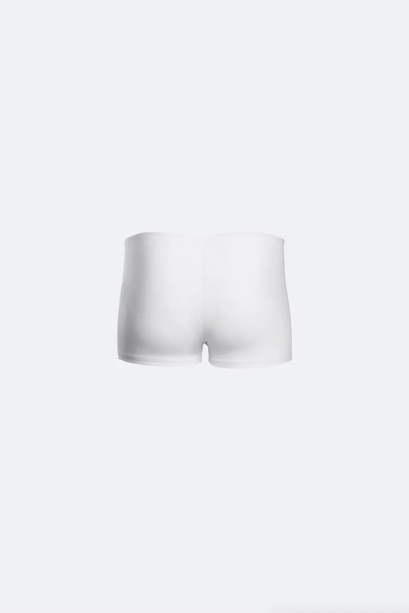 Girls White Bike Pants