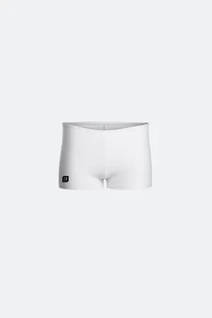 Girls White Bike Pants
